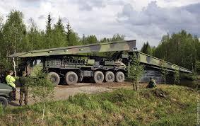 Bridgelayer Suomi - My, Finland, Military equipment, Bridgelayer, Caterpillar