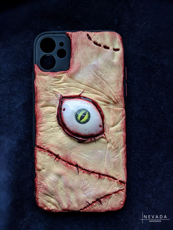 Case - My, Surrealism, Polymer clay, Picture with text, Kripota, Case for phone, Case