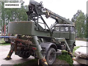 IFA W50 ADK(Autodrehkran) 70 NVA(People's National Army of the GDR) - My, GDR, Truck crane, Ifa, Longpost