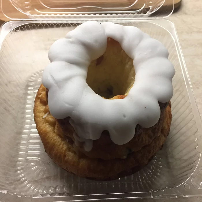 Thanks, unknown friend - My, Gratitude, Rum Baba, Donut