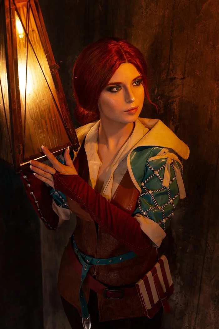 Cosplay on Triss Merigold - My, Witcher, The Witcher 3: Wild Hunt, The Witcher series, Geralt of Rivia, Cosplay, The photo, Girls, Games, Computer games, Witches