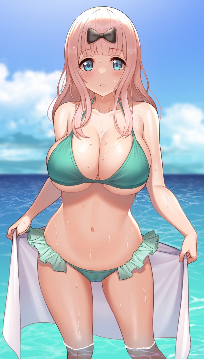  Anime Art, , Kaguya-sama wa Kokurasetai, Fujiwara Chika, 