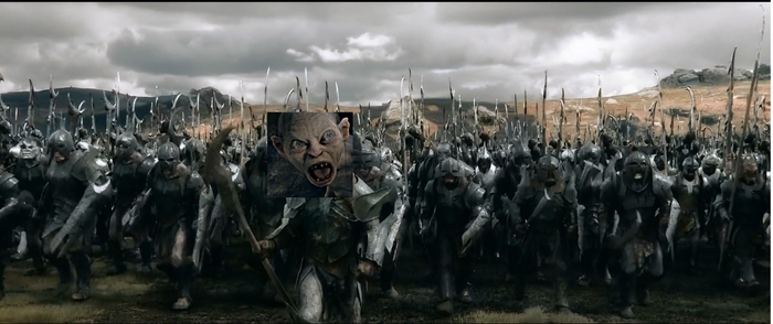 Голлум с союзниками идёт на Шир за своей прелестью