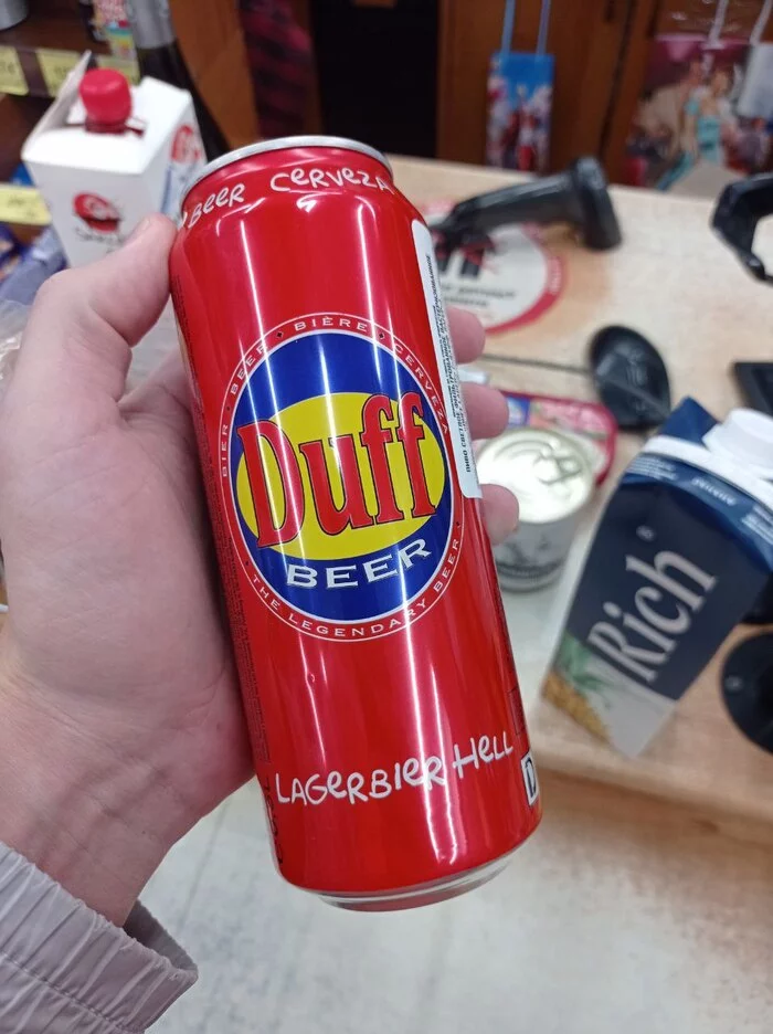 Beer from the Simpsons was brought - My, The Simpsons, Duff, Beer