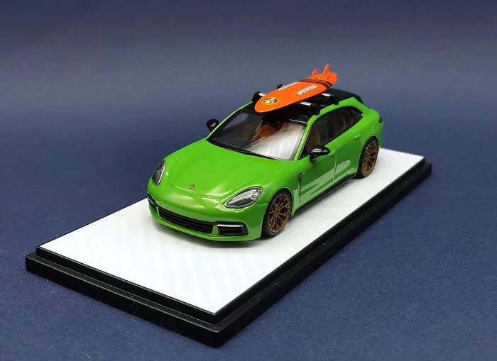 Porsche panamera - My, With your own hands, Hobby, 3D printer, 3D modeling, 3D печать, Crafts, Stand modeling, Scale model, Longpost