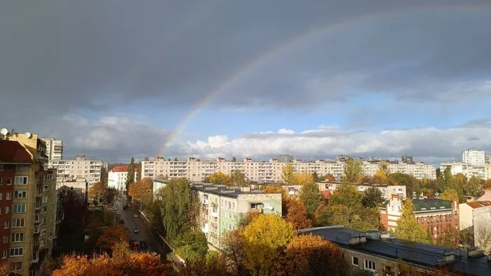 I know where to look for treasure - My, Rainbow, Treasure, Double Rainbow