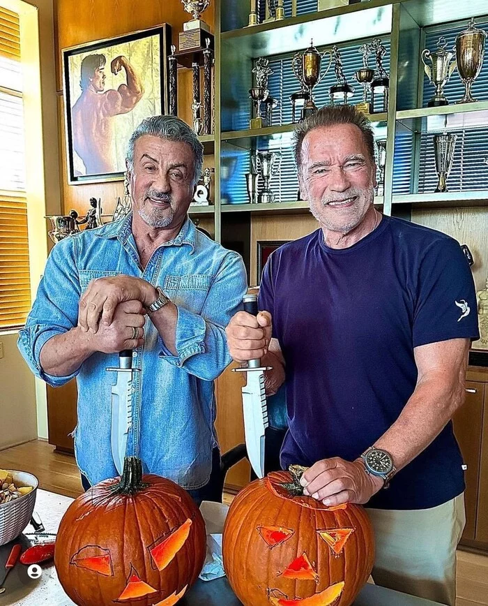 Hiking, halloween something is coming up. - Images, Arnold Schwarzenegger, Sylvester Stallone, Halloween, Celebrities