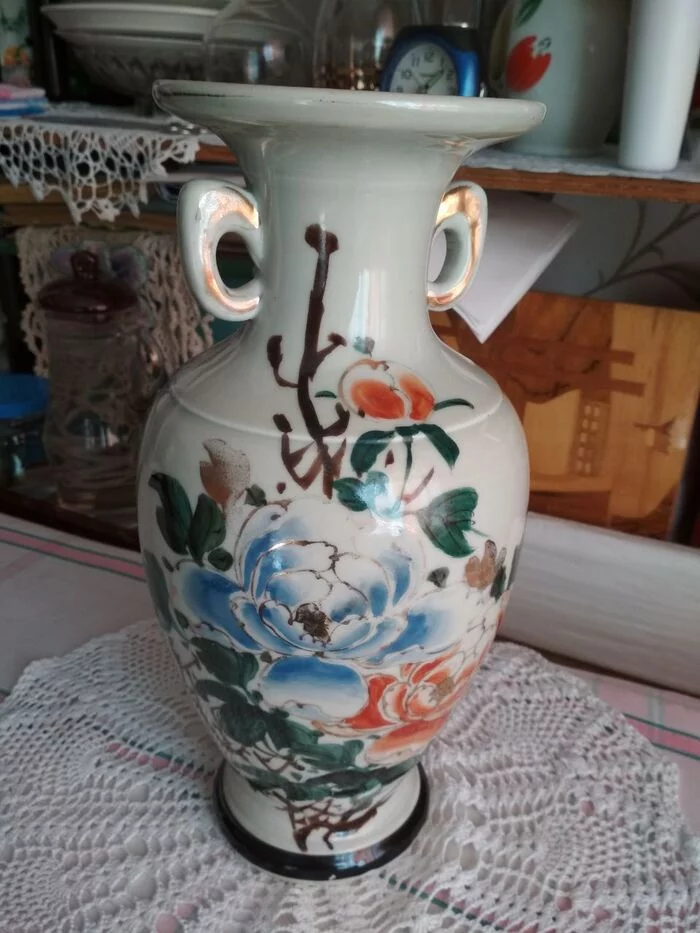 Japanese vase - Japanese, Vase, Hieroglyphs, Longpost