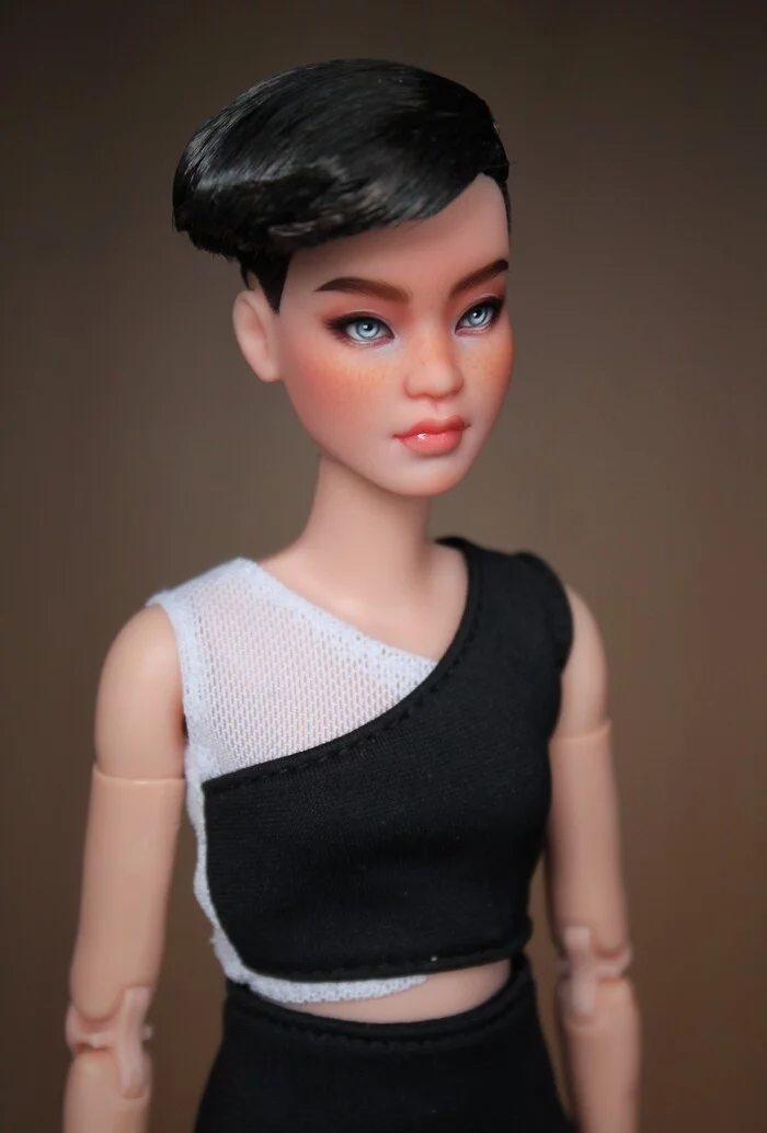 Smallmouths - My, Doll, Painting, Jointed doll, Barbie, Longpost