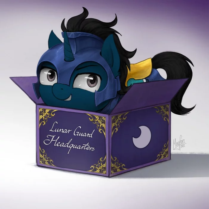 The Guardian in the Box - My little pony, Original character, Magfen