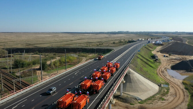 Launched a bypass of Gorky in Volgograd for 5.2 billion rubles. 12 km: 6 overpasses, 2 interchanges, overpasses, expanded to 4 lanes - news, Russia, Sdelanounas ru, Road, Volgograd, Video, Youtube, Longpost