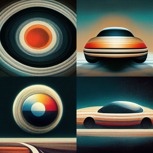 BMW on Saturn - Art, Computer graphics, Illustrations, Modern Art, My, Нейронные сети, Midjourney, Artificial Intelligence, Digital
