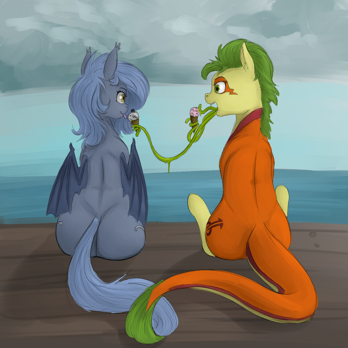   My Little Pony, Original Character, Ponyart, , Tatzlpony, Batpony