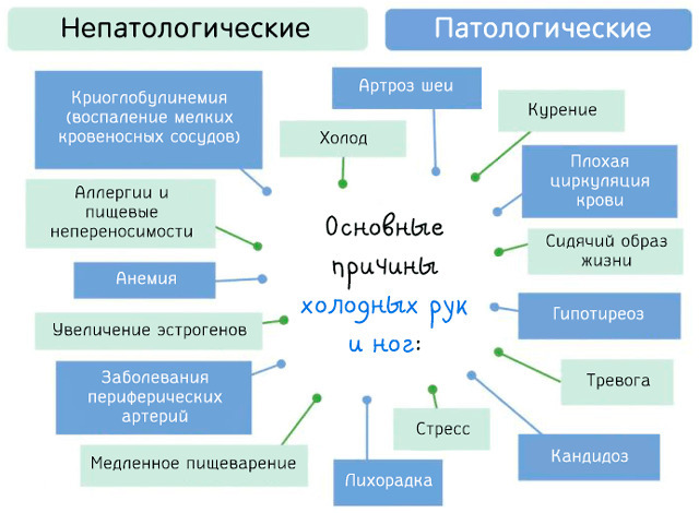 Основные причины холодных рук и ног - Лечение, Болезнь, Здоровье, Руки, Ноги, Холодные руки