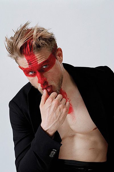 Charlie Hunnam - beauty, Actors and actresses, Men, Torso, Guys, GIF, Longpost