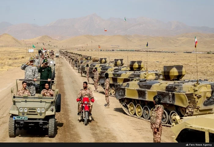 Iran's military equipment in the exercises. Photos - My, news, Iran, Military equipment, Longpost