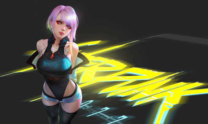 Lucy , ArtStation, , Cyberpunk: Edgerunners, Lucy (Edgerunners), Anime Art