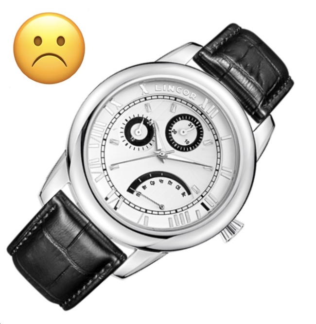 Sad smiley - My, Clock, Smile, Images, Wrist Watch, Reminded, Pareidolia