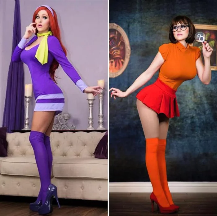 Daphne or Velma? - Cosplay, Scooby Doo, Velma Dinkley, Daphne Blake, Angie Griffin