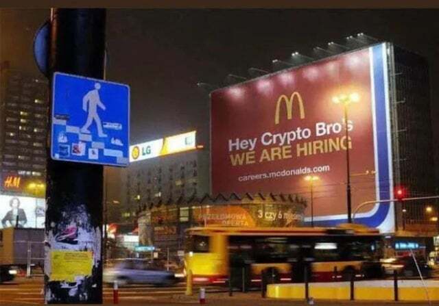 We hire В© - McDonald's, Work, Cryptocurrency, Banner, Repeat