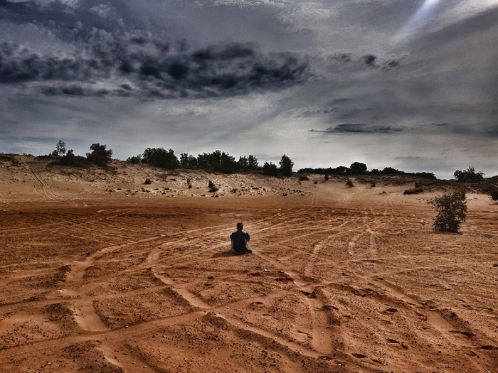 Бурые марсианские пейзажи Чертова игрища