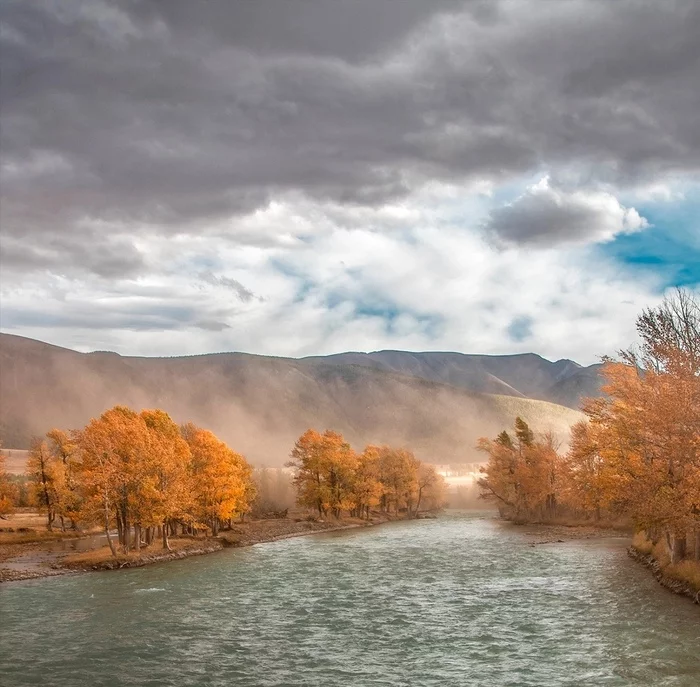 It's going to rain - Altai Republic, Chuya, The nature of Russia, Autumn, The clouds, The photo