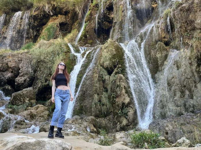 Ghirlevik Waterfall (Turkey) - My, Travels, Туристы, Waterfall, The rocks, Tourism, Road trip, Turkey, Nature, Video, Youtube, Longpost