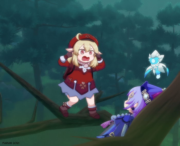 Думаешь, спряталась на вершине дерева с Эндорой без какой-либо маскировки и это сделает тебя невидимой? ДУМАЙ, ЦИ ЦИ, ДУМАЙ!!!