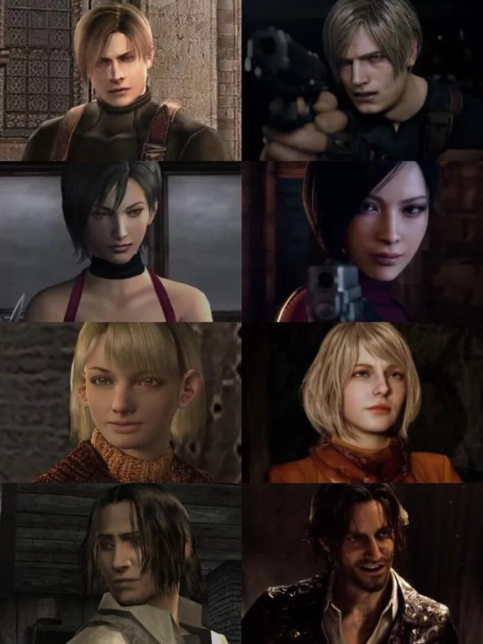 How the characters changed in RE4 Remake - Computer games, Gamers, Games, Video game, Resident evil, Resident Evil 4 Remake