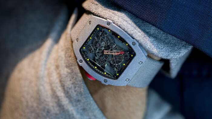 The lightest watch in the world. 10 times lighter than a smartphone - My, Wrist Watch, Clock, Rafael Nadal, Tennis, Sport, Technics, Longpost