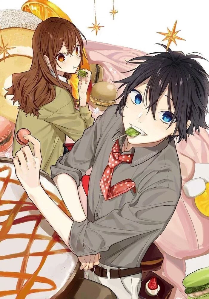 Миямура и хори - Аниме, Манга, Арт, 2022, Anime Art, Horimiya, Miyamura Izumi