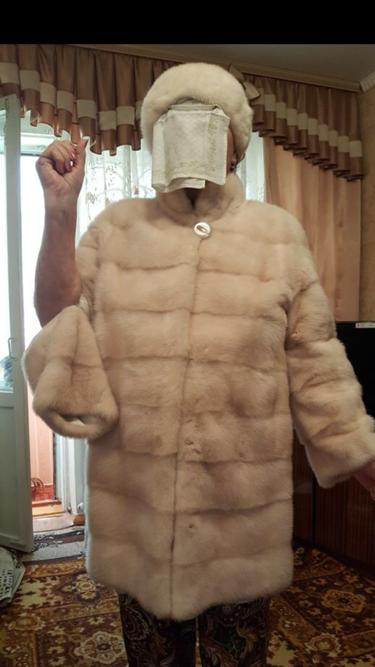 modesty itself - My, Modesty, Announcement on avito, Fur coat, Handkerchief