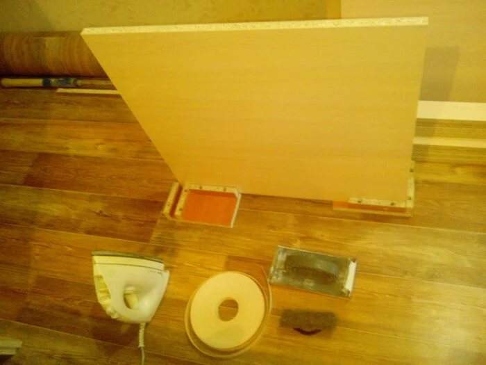 Cabinet-sofa with a large storage space from an old Soviet sofa - Needlework with process, With your own hands, Furniture, Sofa, Box, Storage, Furniture made of laminated chipboard, Longpost, My
