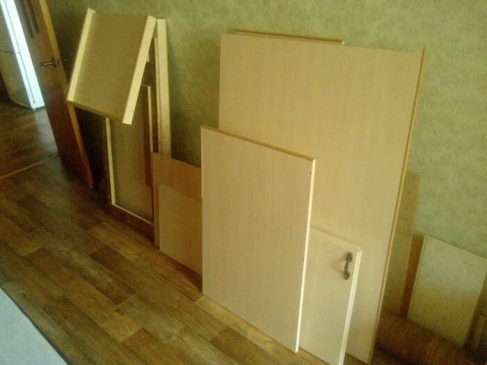 Cabinet-sofa with a large storage space from an old Soviet sofa - Needlework with process, With your own hands, Furniture, Sofa, Box, Storage, Furniture made of laminated chipboard, Longpost, My
