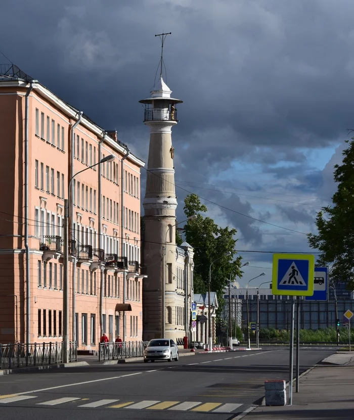 Semenych on duty - My, The photo, Photographer, Watchtower, Semenych, Dummy, Avenue, Okhta, Krasnogvardeysky District, Saint Petersburg, City walk