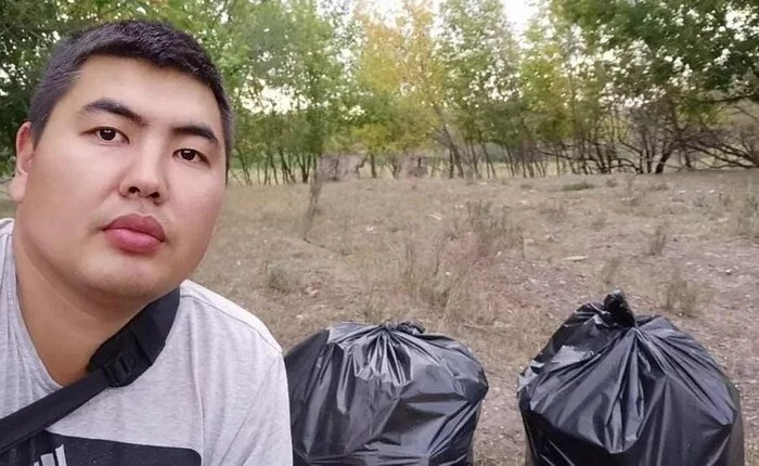 How to clean up the city from waste alone: ??the story of an eco-hero from Kazakhstan's Petropavlovsk - Garbage, Ecology, Ecoactivists, Waste, Paws, Saturday clean-up, Plastic, Longpost