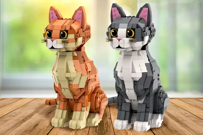 LEGO КОШКИ - Кот, LEGO, Проект, Идея, Длиннопост