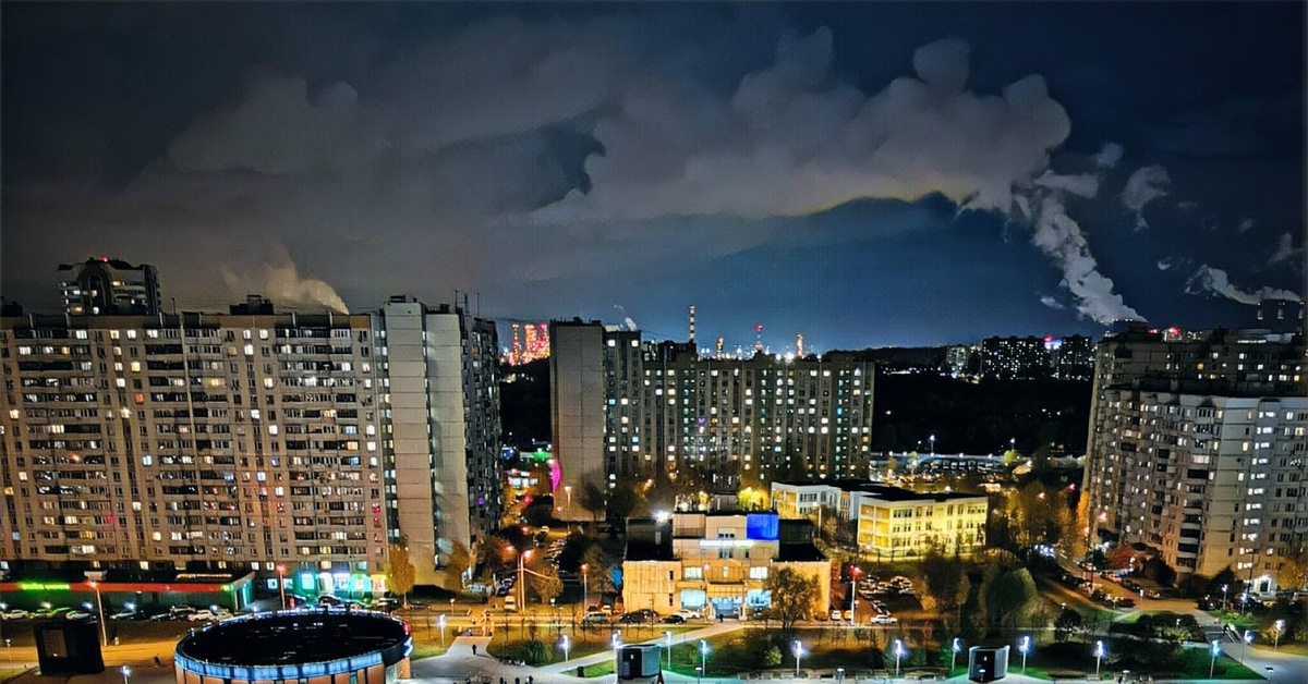 Вечер в Братеево | Пикабу