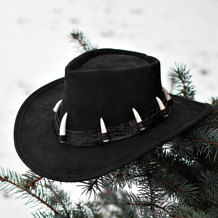 Шляпа "Крокодил Данди" Шляпа, Австралийская шляпа, Ручная работа, Своими руками, Рукоделие без процесса, Длиннопост