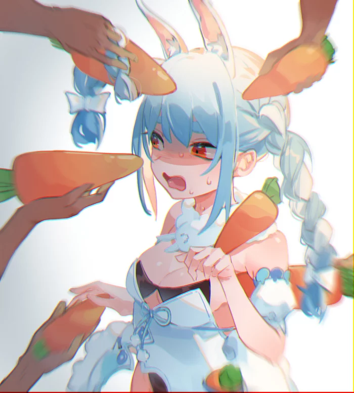 Usada Pekora - Anime, Anime art, Hololive, Usada pekora, Virtual youtuber, Carrot