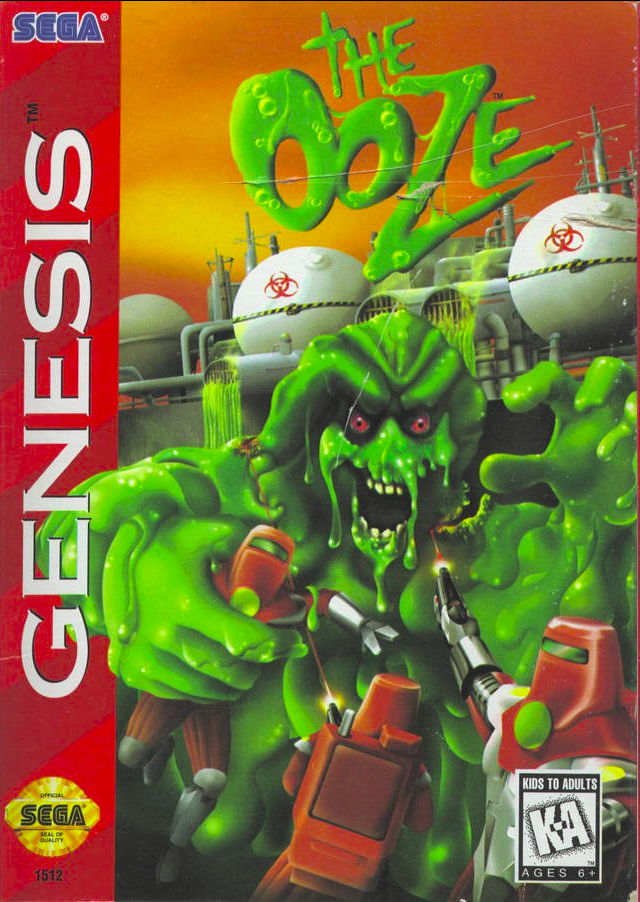 The Ooze for SEGA MD/GEN. Very strange release in Japan - My, Retro Games, Youtube, Sega, Mega Drive, Genesis, 16 bit, Longpost