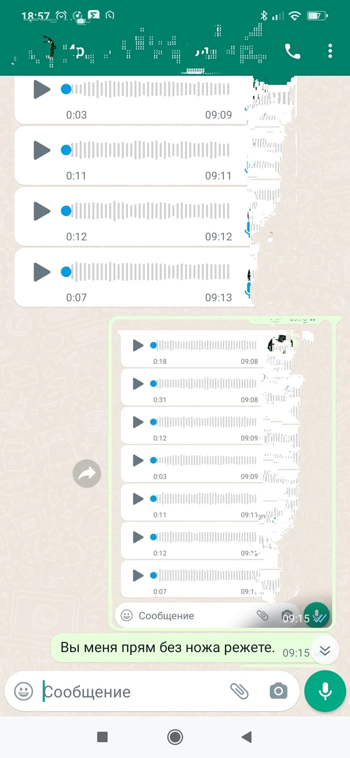 Кто-то всё таки решил как избавиться от голосовых сообщений в WhatsApp - Моё, Whatsapp, Голосовые сообщения, Длиннопост