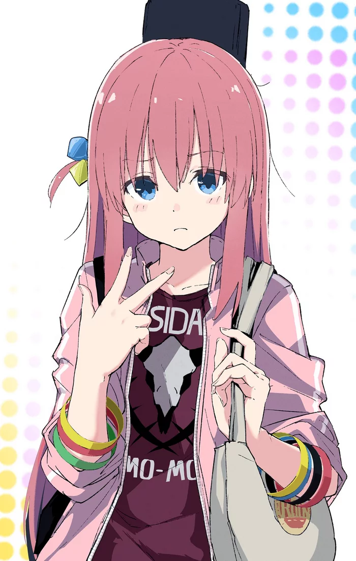 lone rocker - Anime art, Anime, Bocchi the Rock!, Gotou Hitori