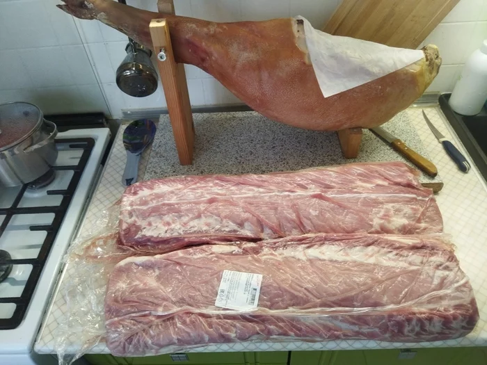 Dry-cured pork chop. Polendvitsa or Lomo!?! - My, Raw dried meat, Delicacy, Pork, Carbonado, Meat, polendwitz, Lomo, Longpost, The photo, Cooking