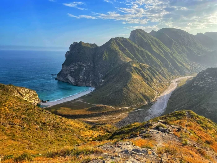 Oman - My, The photo, Mobile photography, The rocks, Landscape, Sea, Coast, beauty