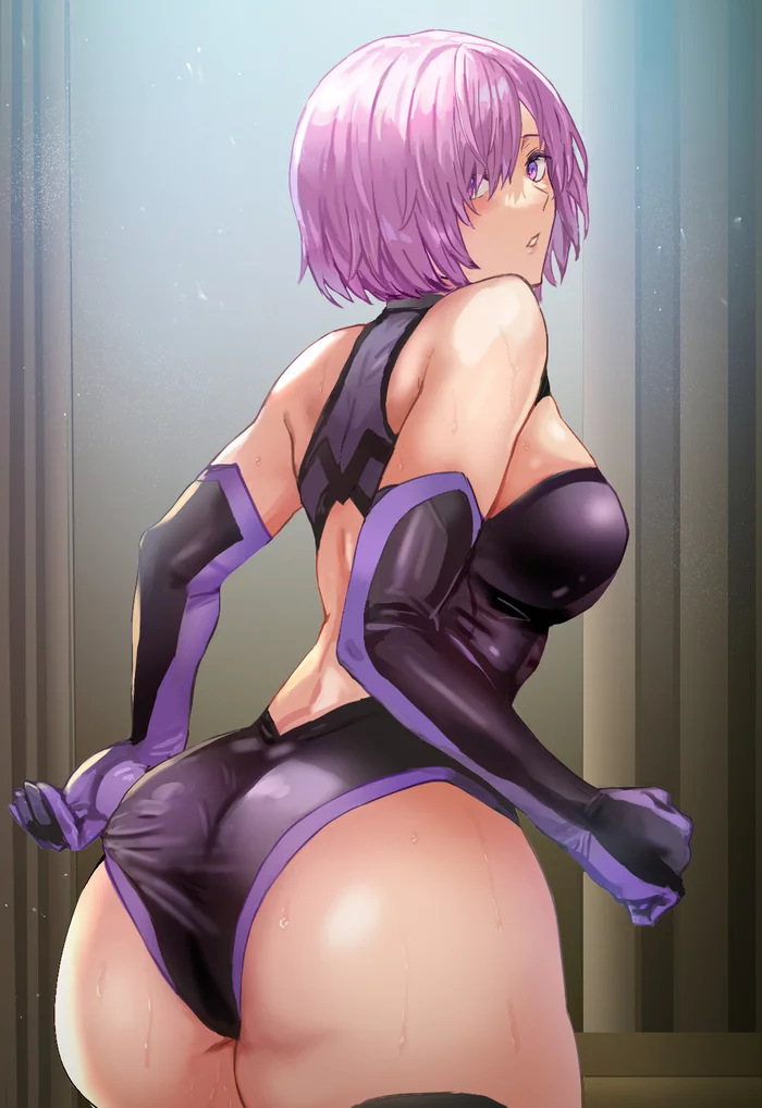 Green gram - NSFW, Daraz18aka, Art, Anime, Anime art, Games, Fate, Fate grand order, Mashu Kyrielight