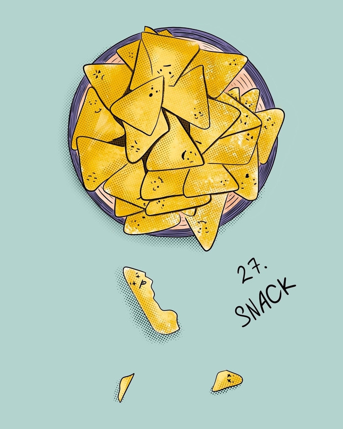 Day 27. Snack. Inktober 2022 Inktober,  , , , 