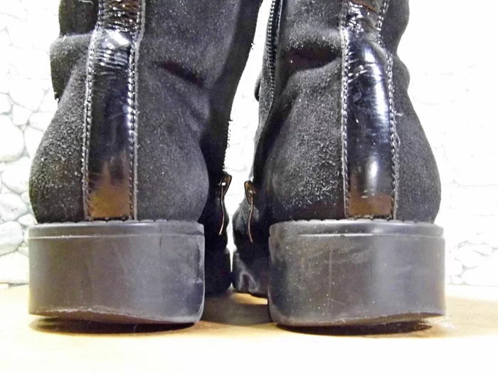 Heel with a high protector - how are the heels placed? - My, Shoe repair, Shoes, Video, Youtube, Longpost