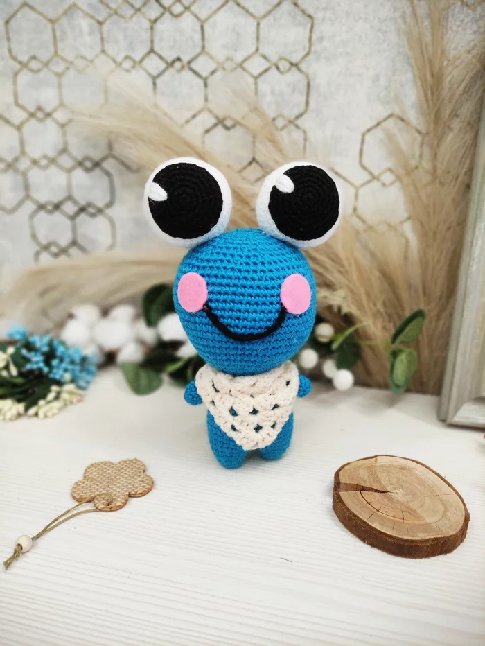 Frog - My, Needlework without process, Crochet, Handmade, Toys, Souvenirs, Presents, Toad, Frogs, Longpost