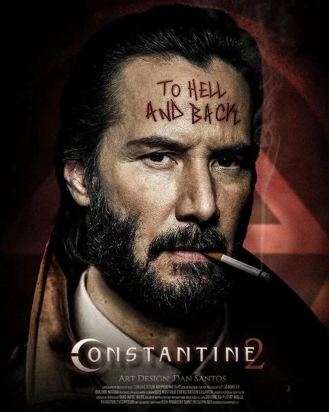 Fan poster for the upcoming sequel Constantine - Actors and actresses, Konstantin, Keanu Reeves, Sequel